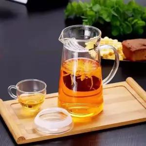 [콩심팥심]내열 유리 차포트 저그 유리 물병 유리포트 내열유리물병