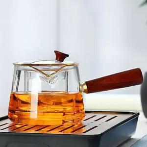 [콩심팥심]내열유리 티포트 450ml 티팟 차우린기