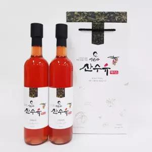 [명절특가] 푸드공작소 구례 산수유엑기스 세트 500ml x 2