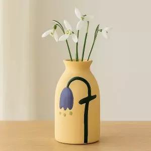도자기 화병 예쁜 꽃병 인테리어 오브제 도자기꽃병 세라믹화병