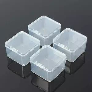 비즈 파츠 수납 케이스 정사각형 4개 정사각미니보관통