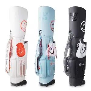 캐디백 방수 경량 휠 바퀴달린 클럽백 가방 남성 더블숄더 골프 442112