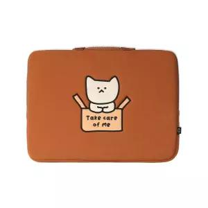 애니멀 노트북 파우치(15인치) ver.3 브라운 1개