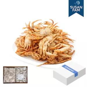 베이비크랩 8kg(800gx10팩) 냉동 튀김용 미니 꽃게 칠게 튀김