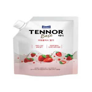 [아이스박스 무료포장] 매일 테너베이스 딸기 과육 플러스 파우치 1kg 라떼 에이드