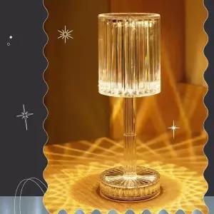 터치 KGZ366X8 크리스탈 LED 스텐드 조명 밝기조절