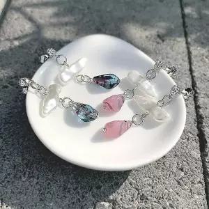 [핸드메이드] 마블스톤 귀걸이