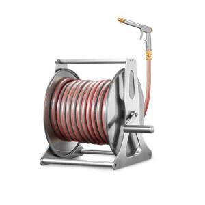 샤크팡 호스감기 랙 정리대 스텐 호스릴 스텐감기랙 호스 스테인리스