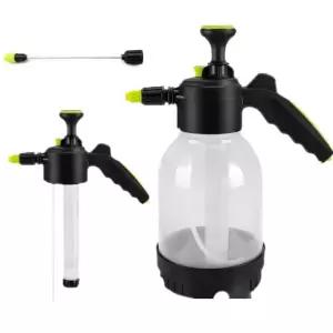 맨사템 반자동 세차 화분 스프레이 안개분사 압축 분무기 2L (투명분무기2L+ 롱노즐)