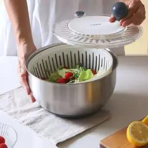 리케 스텐 야채탈수기 채소 샐러드 채반 믹싱볼 WF52D78