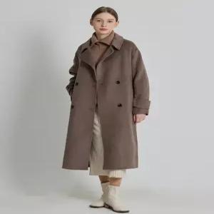 [머스트비][머스트비(MUSTBE)] 더블버튼 핸드메이드 코트 (택가격 342000원)