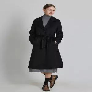 [머스트비][머스트비(MUSTBE)] 싱글버튼 핸드메이드 코트 (택가격 342000원)