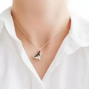 반려견 목걸이 은목걸이 강아지펜던트2 WAA14B4