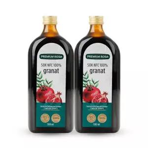 프리미엄로사 석류 원액 즙 100% 500ml 2병 데일리원