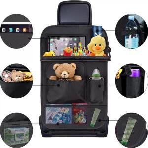 다기능 옥스포드 천 자동차 시트 수납 가방 등받이 걸이형 범용