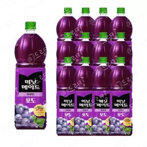 미닛메이드 프루티 포도 1.5L 12개