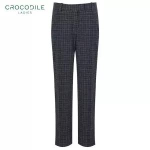 [크로커다일 레이디] 하이웨스트 체크 포인트 팬츠_CLBWPT103