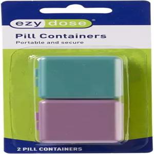 이지 도즈 데일리 여행 포켓 약국 알약 정리함 소형 비타민 컴팩트 의약품 용기 친화적 휴대용 상자 색상은