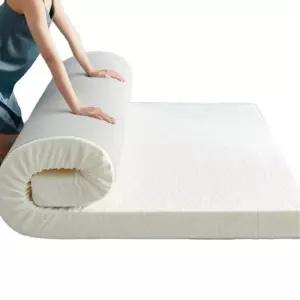 메모리폼 매트리스 손님 자취 퀸 싱글 기숙사 토퍼 킹 스펀지 단단한 손님용 고밀도 화이트