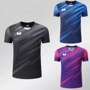 탁구복 상의 하의 남녀공용 반팔 M 스포츠 탑 블랙 유니폼 남성 반바지