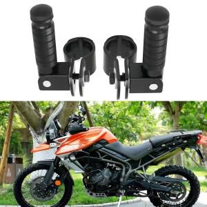 트라이엄프 타이거 800 850 900 1050 660 트라이던트 액세서리 하이웨이 프론트 풋 페그 접이식 발판 클램