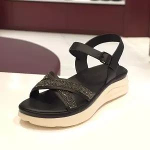 갤러리아 탠디 여성 스트랩샌들 (4.5CM) J1570 BLACK