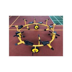 놀이터 회전 실내 키즈풀 자전거 운동 스핀바이크 175x90CM 놀이기구 스핀 다인승