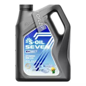 에스오일 세븐 EV 하이브리드 0W20 4L 전합성엔진오일