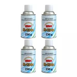 자동차 에어컨 냉매 가스 보충 R134a mk냉매 4캔(충전도구 별도구매)
