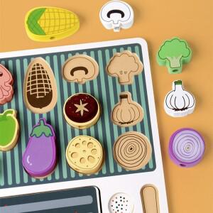 몽테조이 재미 나무 바베큐 가상 장난감 역할 놀이 부모 자녀 상호 작용 교육 계발 시뮬레이션 세트