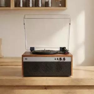 클래식 LP 턴테이블 블루투스 스피커 RCA출력 LED무드라이트 자동정지 스피커내장 인테리어상품