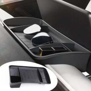 [호환품]- 테슬라 호환 모델 3 및 -2024 Y 센터 콘솔 정리함 스크린 뒤 보관함 정리함 대시보드 숨김 트레