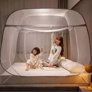 텐트 여름 안방 간편 아이방 원터치 사이즈 킹 모기장