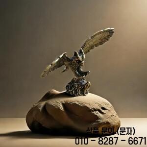 1개 예술 테이블 장식품 DIY 액세서리 선물 홈 합금 올빼미 조각 미니어처 티 펫