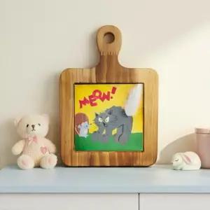 3D 라그라스 고양이와 생쥐 프리저브드 우드 액자 DIY키트 체험