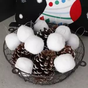 눈송이 XRH141K7 솜장식 크리스마스 트리 장식품 인테리어 소품