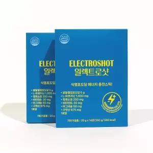 메디샷 전해질 파워젤 | 마라톤 골프 등산 활동 중 에너지젤 1스틱 | 일렉트로샷 2박스 (28스틱) 