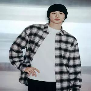 지오다노셔츠 남자 가을체크남방 플란넬셔츠 045910