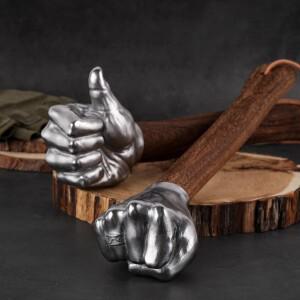 스테인리스 스틸 주먹 모양 망치  공예 장식품 헤드 해머 차량호환  다기능 도구