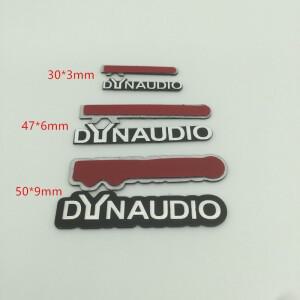 DYNAUDIO 자동차 Hi-Fi 스피커 오디오 배지 스테레오 엠 블 럼 스티커 스타일링 액세서리 2pcs 10pcs