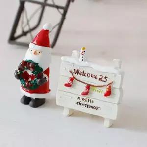 산타인형 GRX085R0 웰컴 안내판 장식 성탄절 파티 인테리어소품