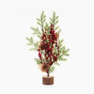 크리스마스 TDW631G9 장식 미니 트리 단품 (솔방울)