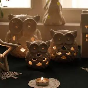 부엉이 GTW112W0 장식 티라이트 초홀더 캔들 받침 거치대 소품
