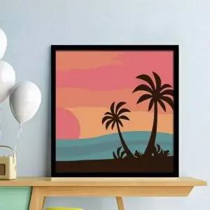 그림 XBW966T7 그리기 거실 캔버스 유화그리기세트 DIY 액자 그