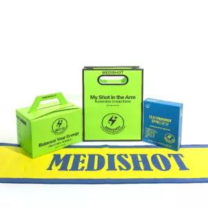 메디샷 전해질 파워젤 | 마라톤 골프 등산 활동 중 에너지젤 1스틱 | 일렉트로샷 5박스 (70스틱) 