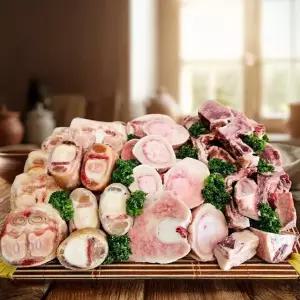 [농협안심한우] 사골세트 6kg(사골2kg+우족2kg+잡뼈2kg)