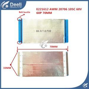 1pcs 잘 작동하는  원본 P-TWO E221612 AWM 20706 105C 60V 60P 70MM 길이