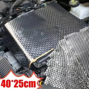 단열재 자가 접착식 40x25CM 차량용 방음 매트 부틸 오디오 소음 차단 패드 도어 트렁크 후드 루프 열
