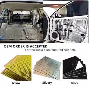 단열재 차량용 방음 매트 알루미늄 부틸 열 차단 진동 감쇠 소음 방지재 엔진룸용
