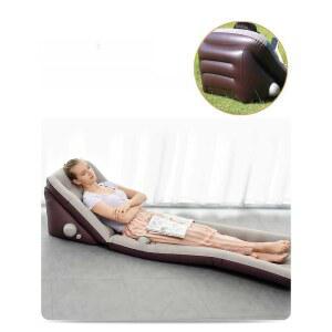 에어매트 등받이 각도조절 에어배드 에어매트리스 단일 일체형 쿠션 에어 그레이 업그레이드